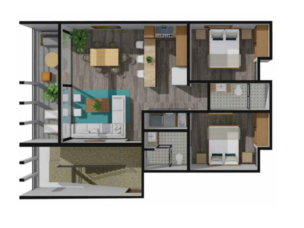 Plano del departamento Imari de Araquuna.