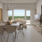 Amplia sala de estar.