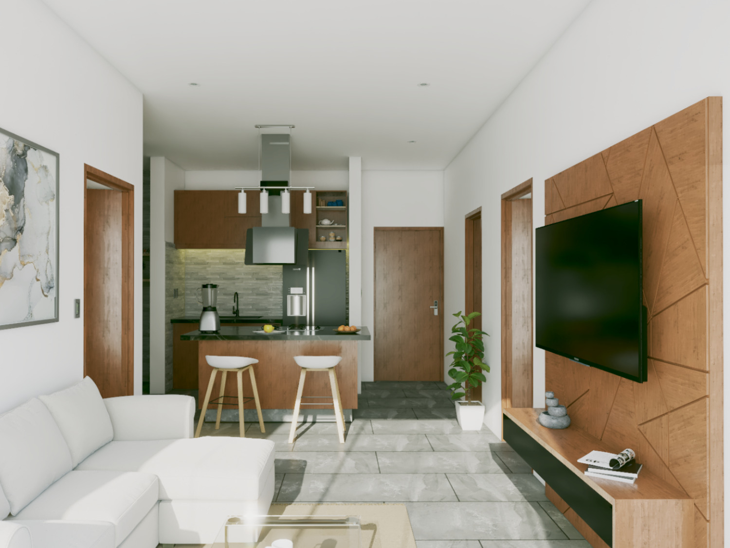 Le Curve Sala de Le Curve Versalles, departamentos en Nuevo Vallarta