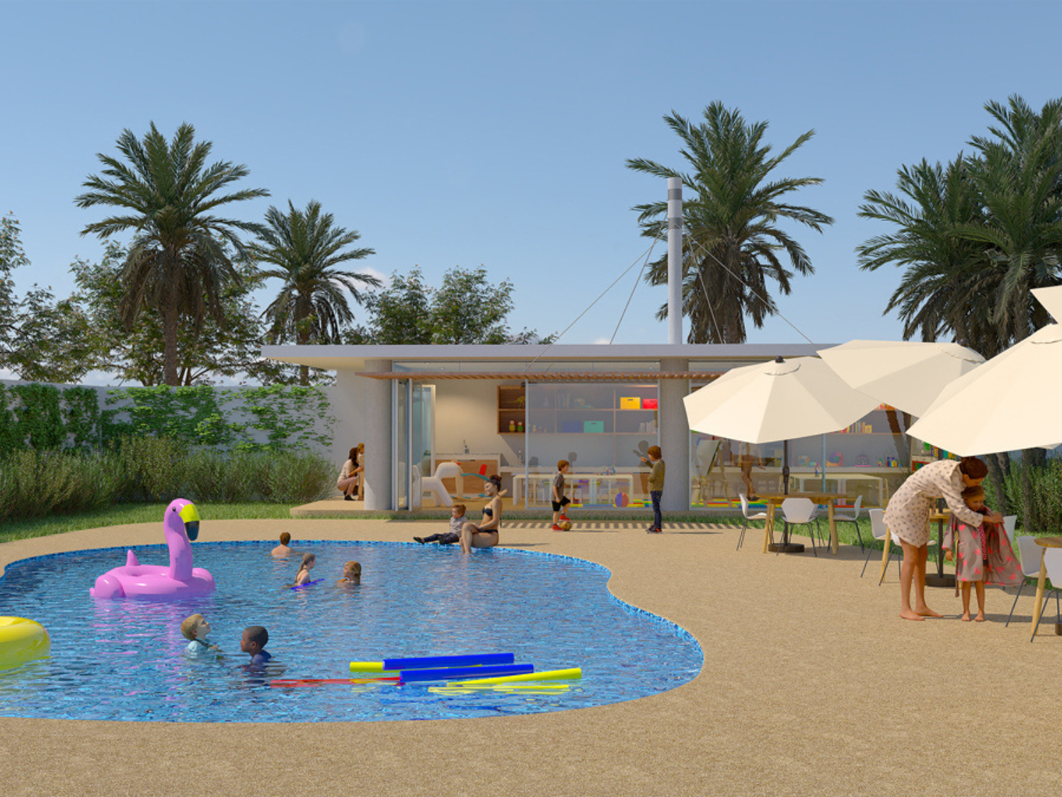 Alberca para niños, Terramar, Nuevo Vallarta.