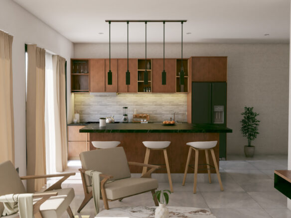 Cocina de Le Curve Mónaco