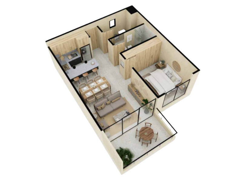 Plano de departamento de Matiari