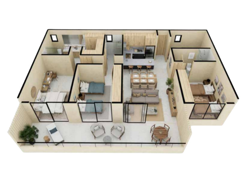 Plano de departamento de Matiari