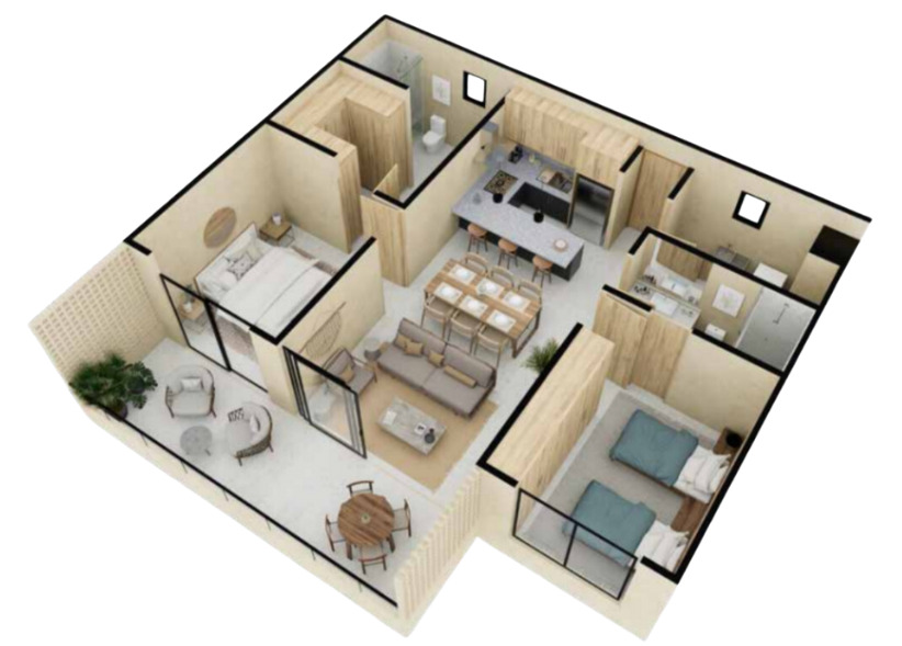 Plano de departamento de Matiari