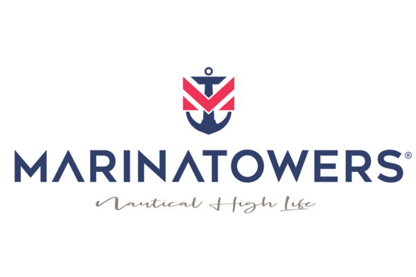 Logo de Marina Towers, departamentos de lujo en la Marina de Puerto Vallarta.