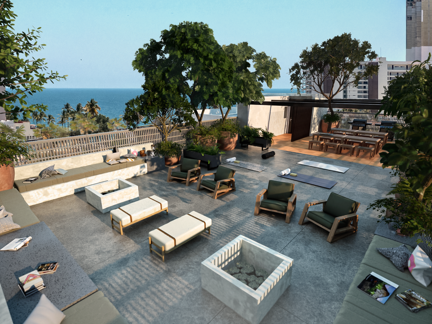 Rooftop, departamentos en venta en Versalles Puerto Vallarta