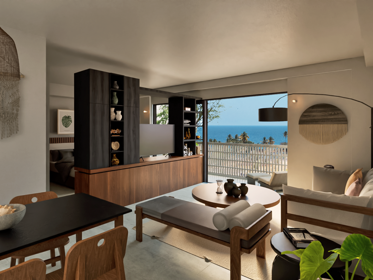 Sala Rooftop, departamentos en venta en Versalles Puerto Vallarta