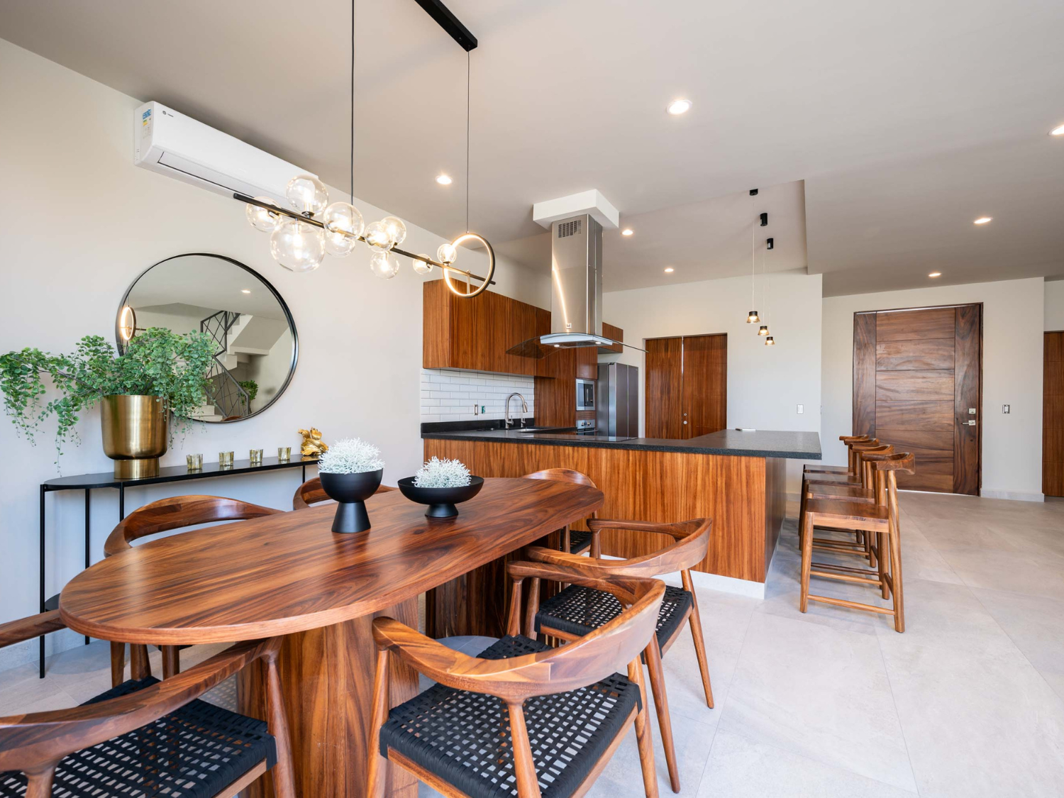 Comedor y cocina de Ciyé, casas en venta en Nuevo Vallarta