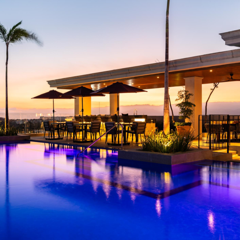 Alberca departamentos de lujo en venta en Nuevo Vallarta, D'toscana