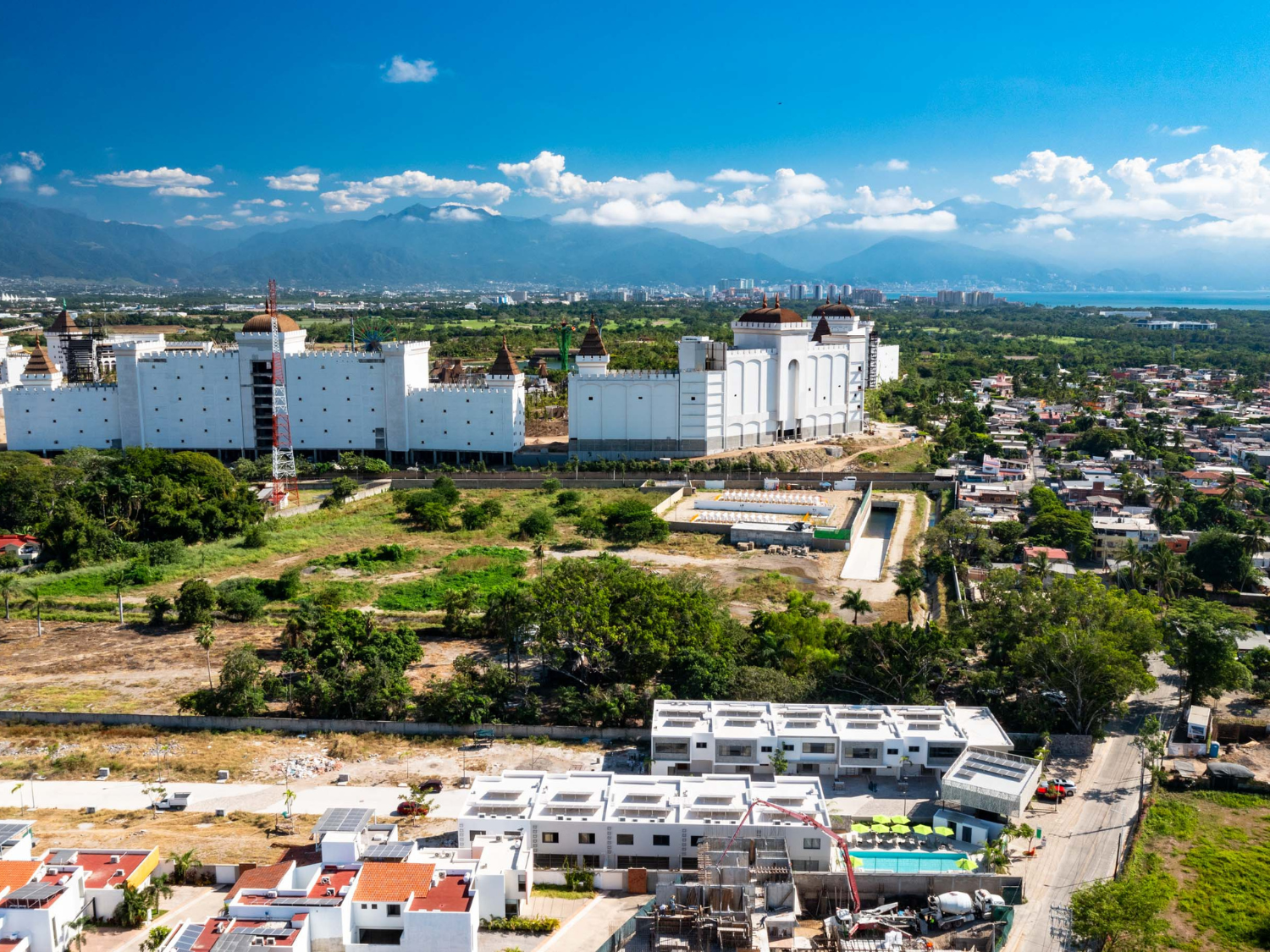 Vista área de Ciyé, casas en venta en Nuevo Vallarta