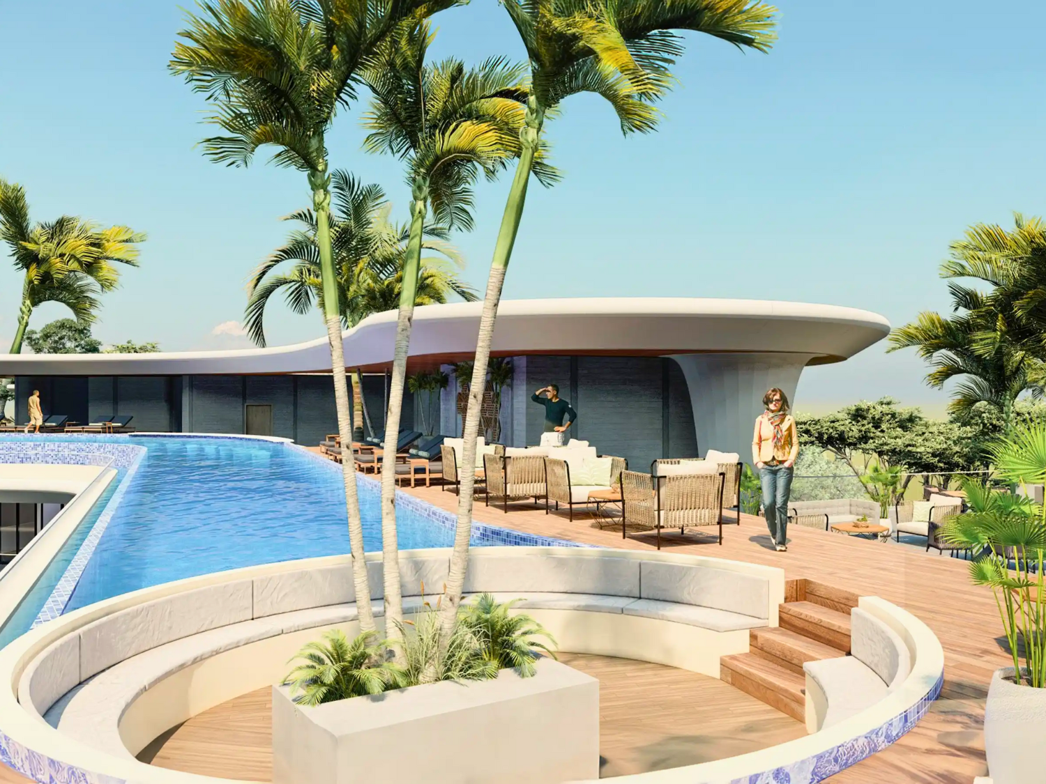 Rooftop de Crystal Cove, departamentos en venta a pie de playa en La Cruz de Huanacaxtle.