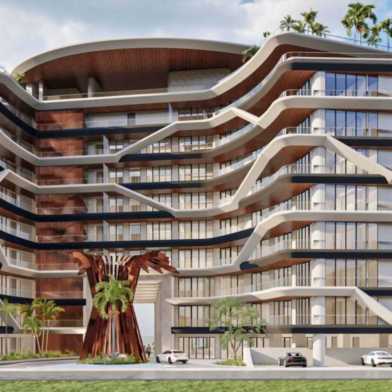Fechada de Crystal Cove, departamentos en venta a pie de playa en La Cruz de Huanacaxtle.