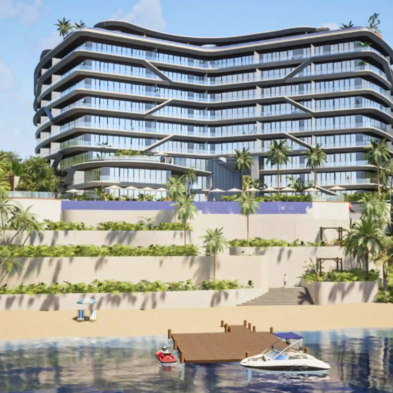 Muelle privado de Crystal Cove, departamentos en venta a pie de playa en La Cruz de Huanacaxtle.