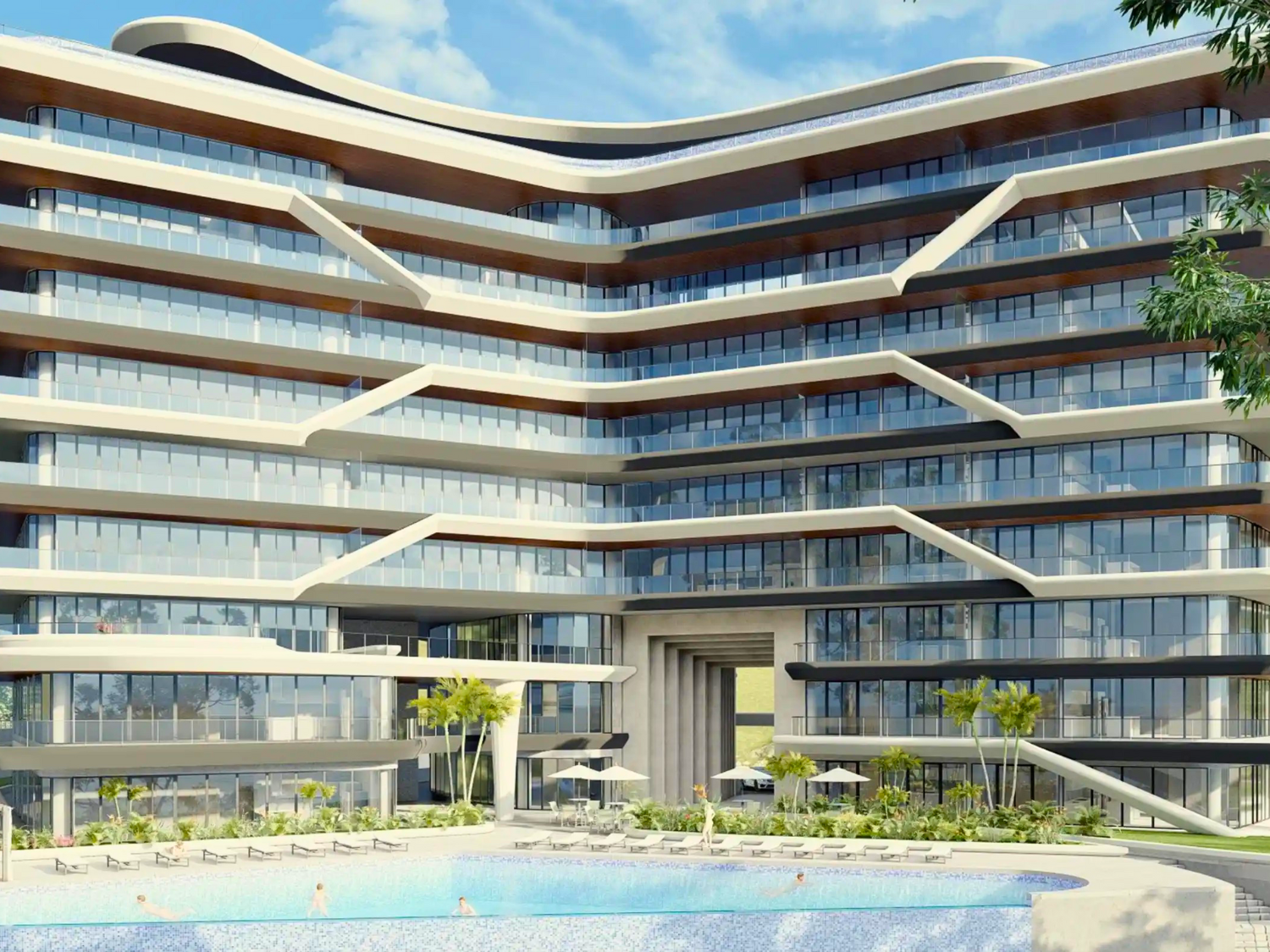 Fechada de Crystal Cove, departamentos en venta a pie de playa en La Cruz de Huanacaxtle.