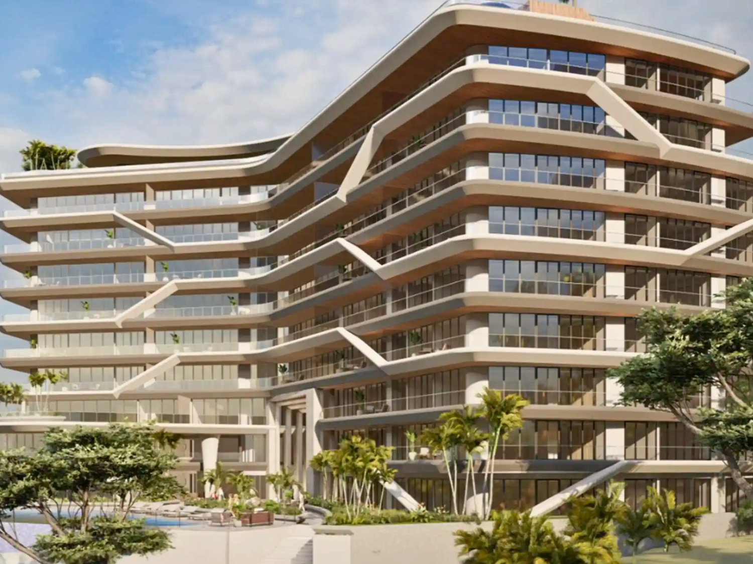 Fechada de Crystal Cove, departamentos en venta a pie de playa en La Cruz de Huanacaxtle.