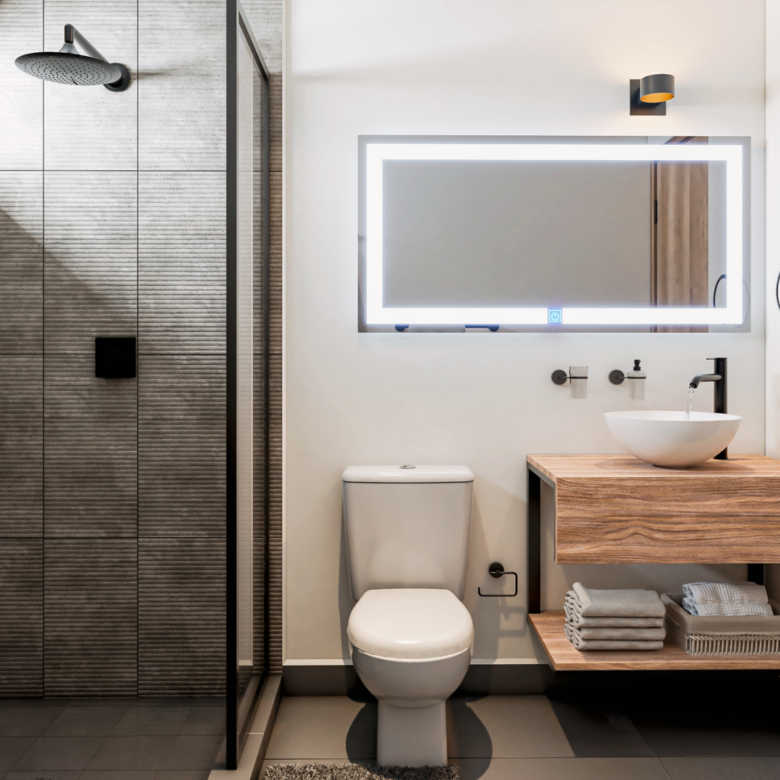 Baño de Blossom, departamentos en venta en Puerto Vallarta