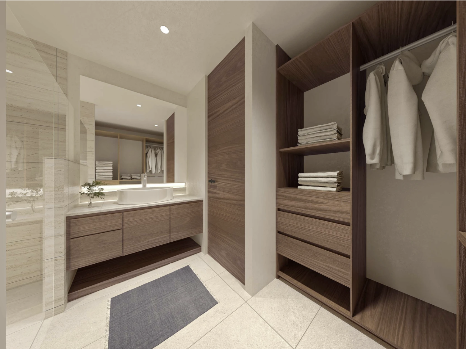 Baño de Luxury Waves. departamentos de lujo en preventa en Bucerías
