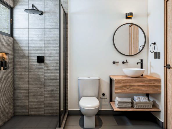 Baño de Blossom, departamentos en venta en Puerto Vallarta