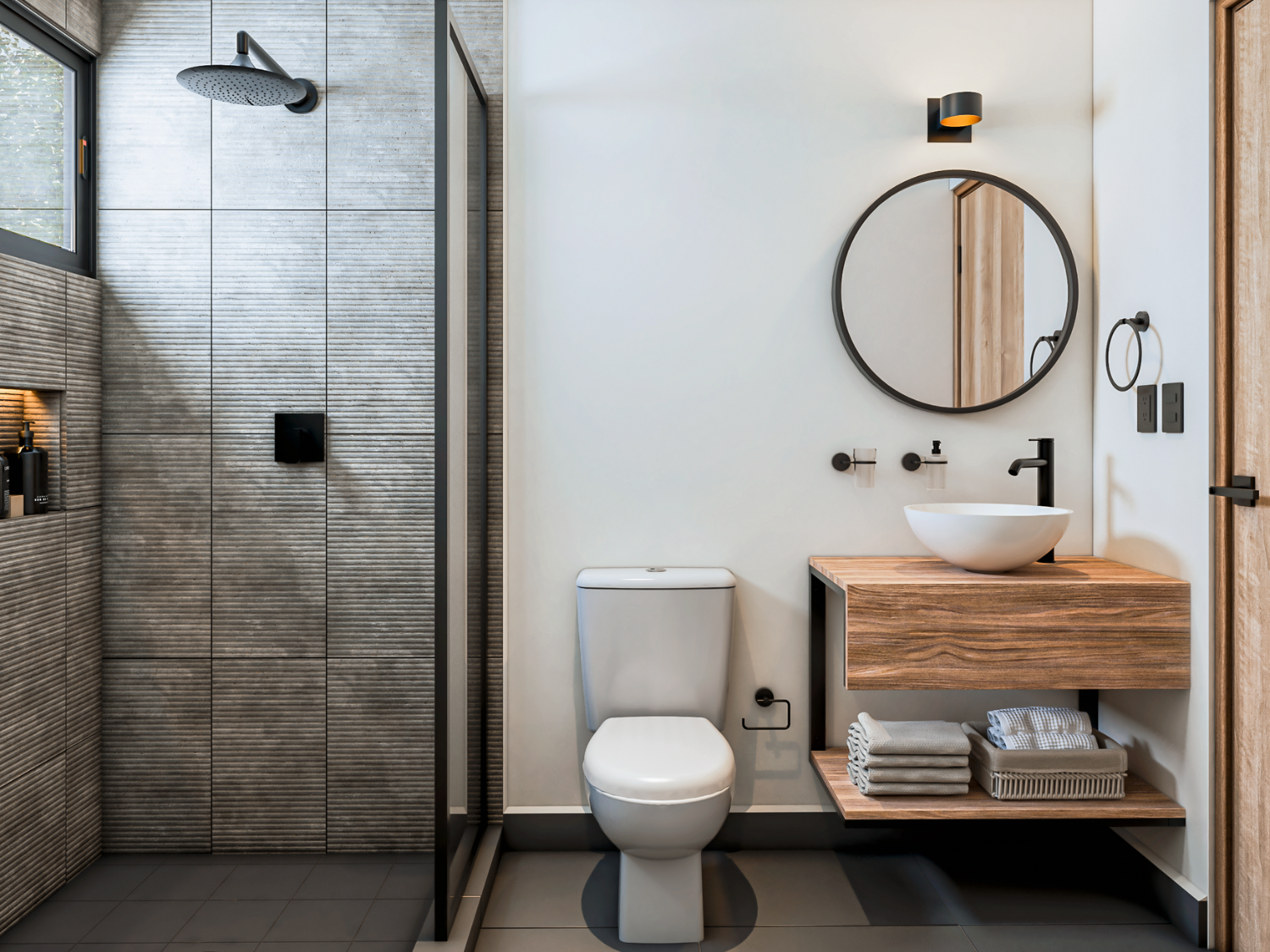 Baño de Blossom, departamentos en venta en Puerto Vallarta