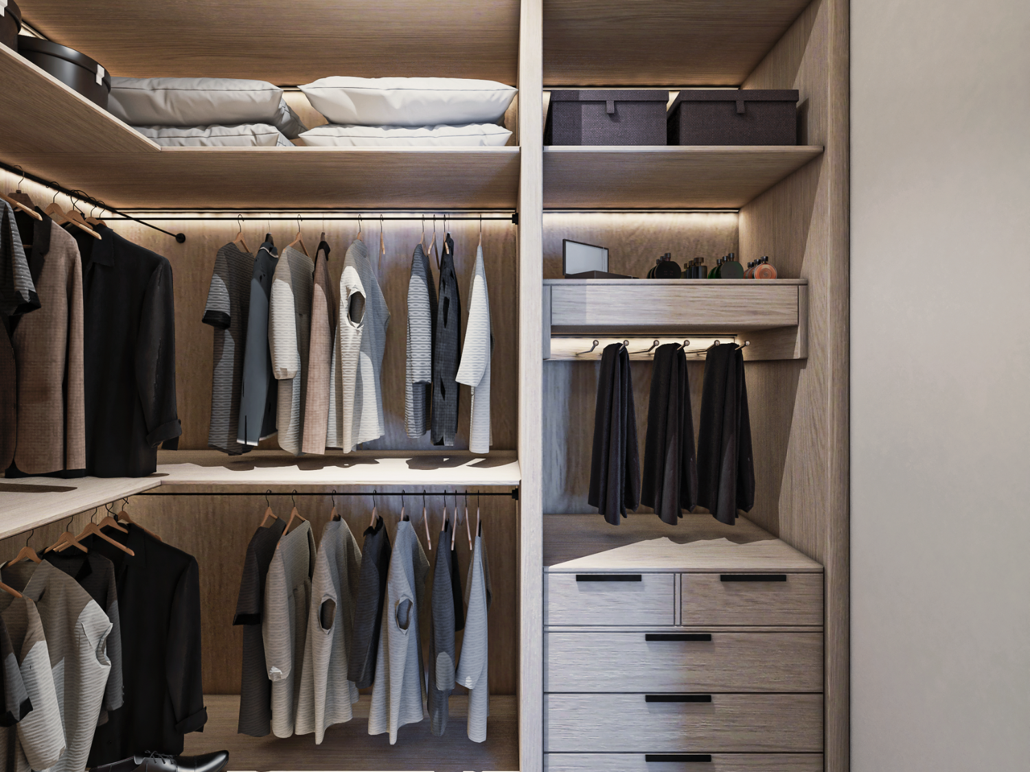 Closet de Blossom, departamentos en venta en Puerto Vallarta