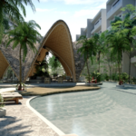 Áreas comunes de Vaha, departamentos en venta ubicados en Rincón del Cielo, Valle Dorado.