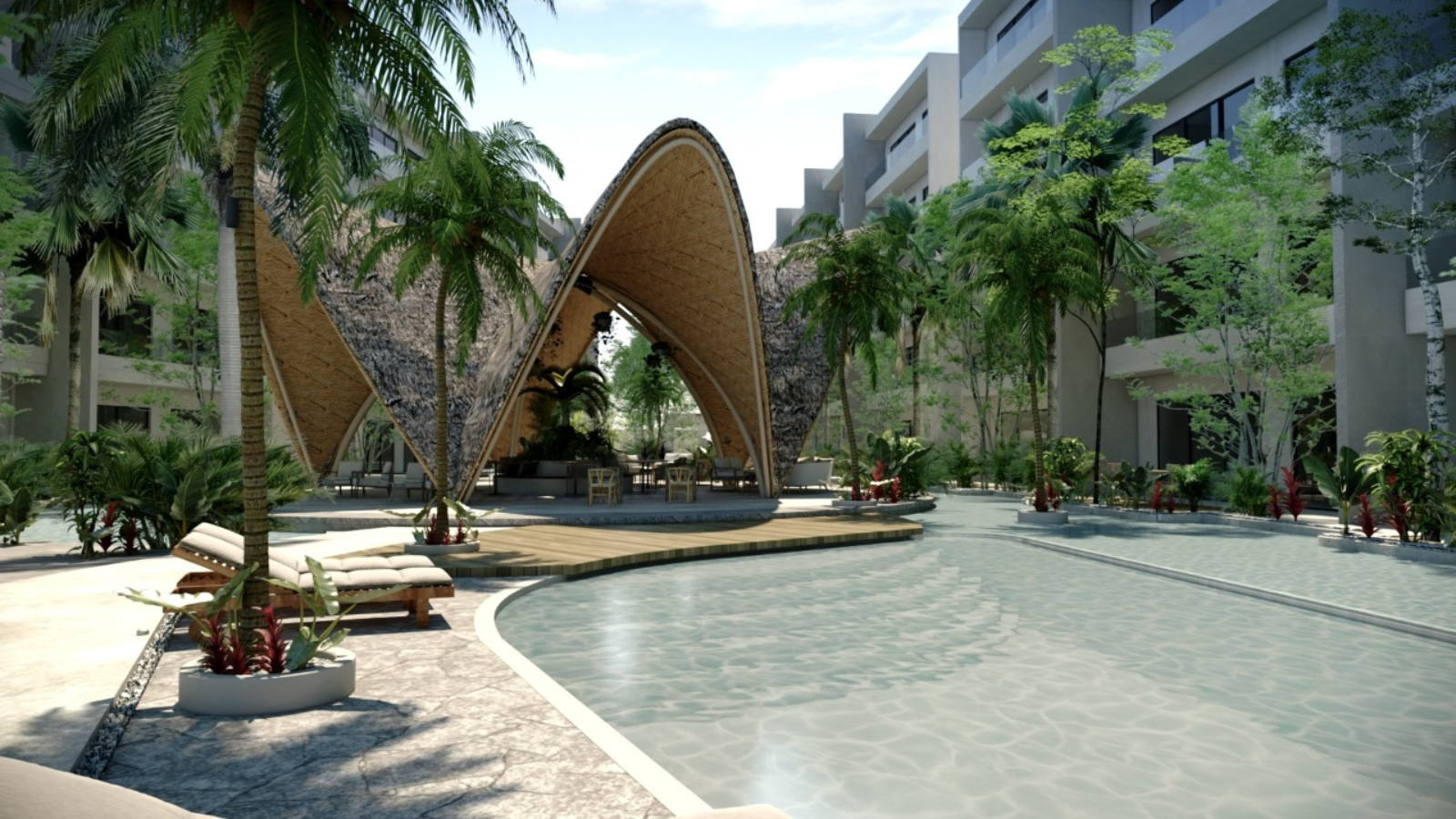 Vaha Áreas comunes de Vaha, departamentos en venta ubicados en Rincón del Cielo, Valle Dorado.