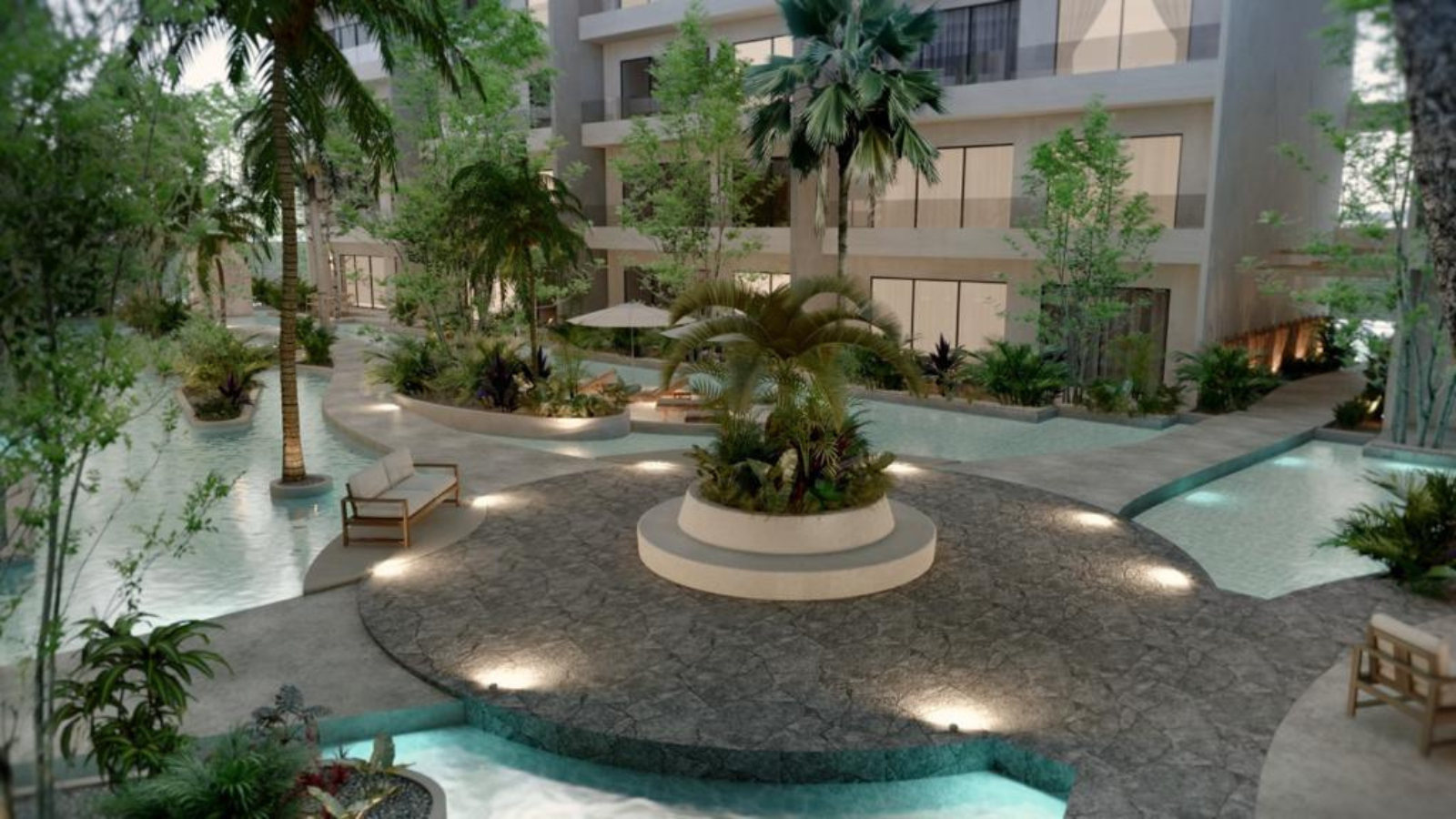 Vaha Áreas comunes de Vaha, departamentos en venta ubicados en Rincón del Cielo, Valle Dorado.