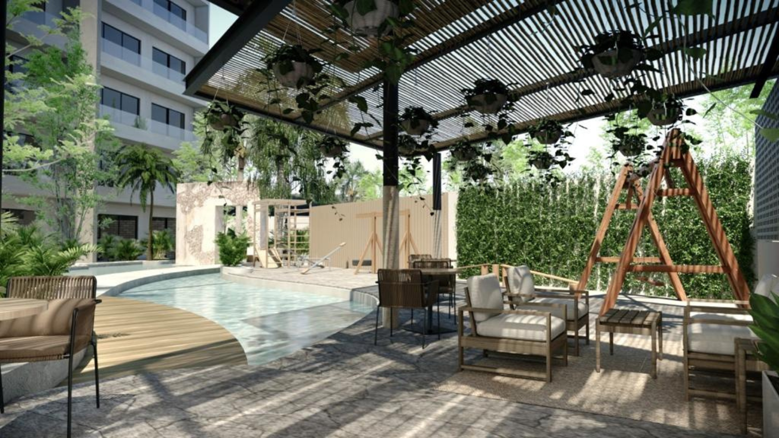 Vaha Áreas comunes de Vaha, departamentos en venta ubicados en Rincón del Cielo, Valle Dorado.