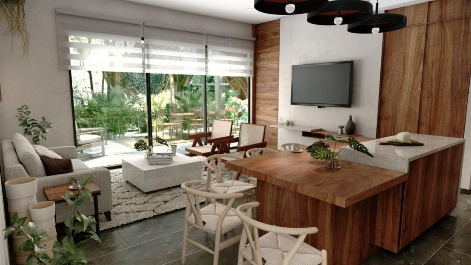 Vaha Sala de Vaha, departamentos en venta ubicados en Rincón del Cielo, Valle Dorado.
