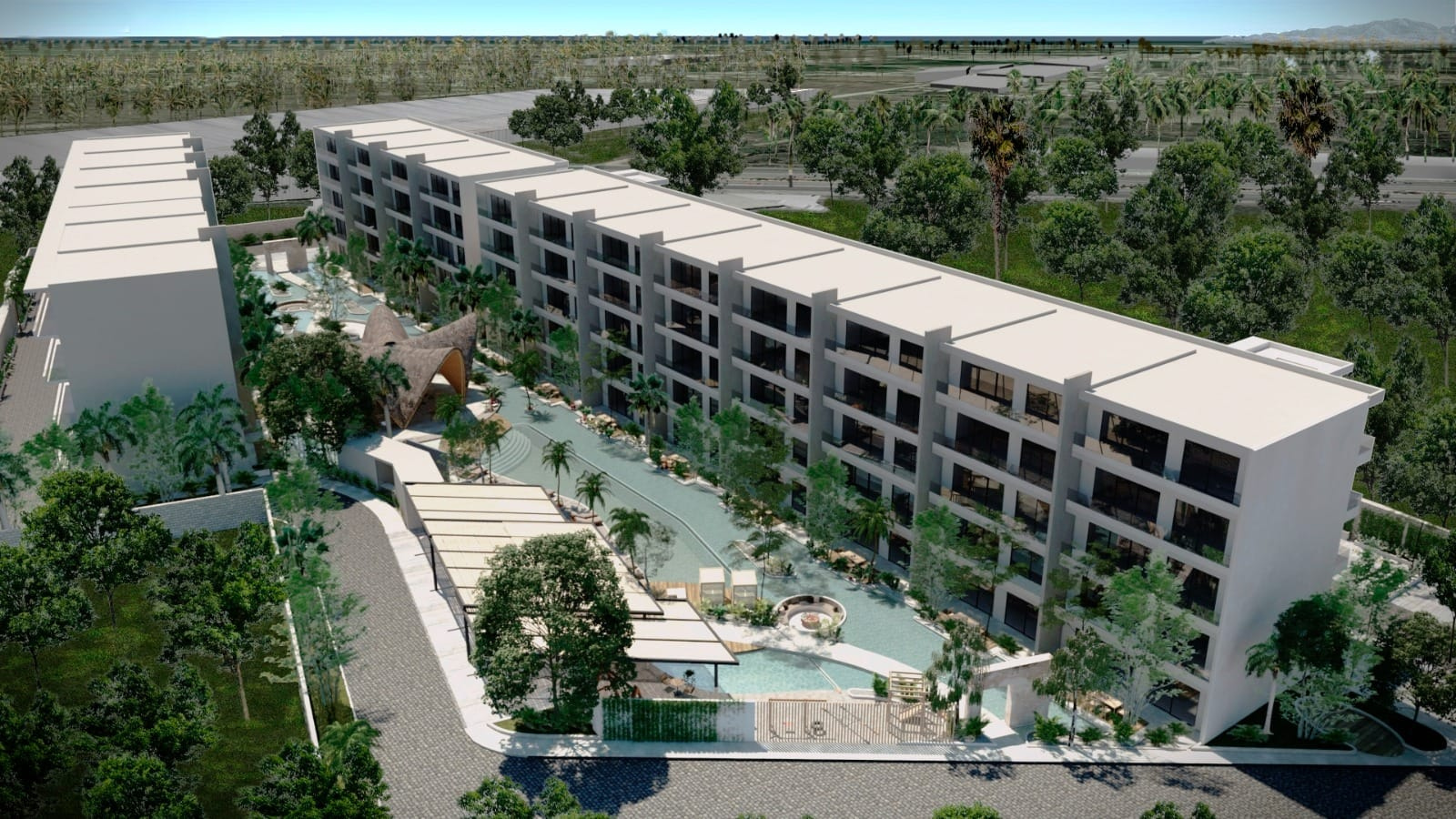 Vaha Áreas comunes de Vaha, departamentos en venta ubicados en Rincón del Cielo, Valle Dorado.