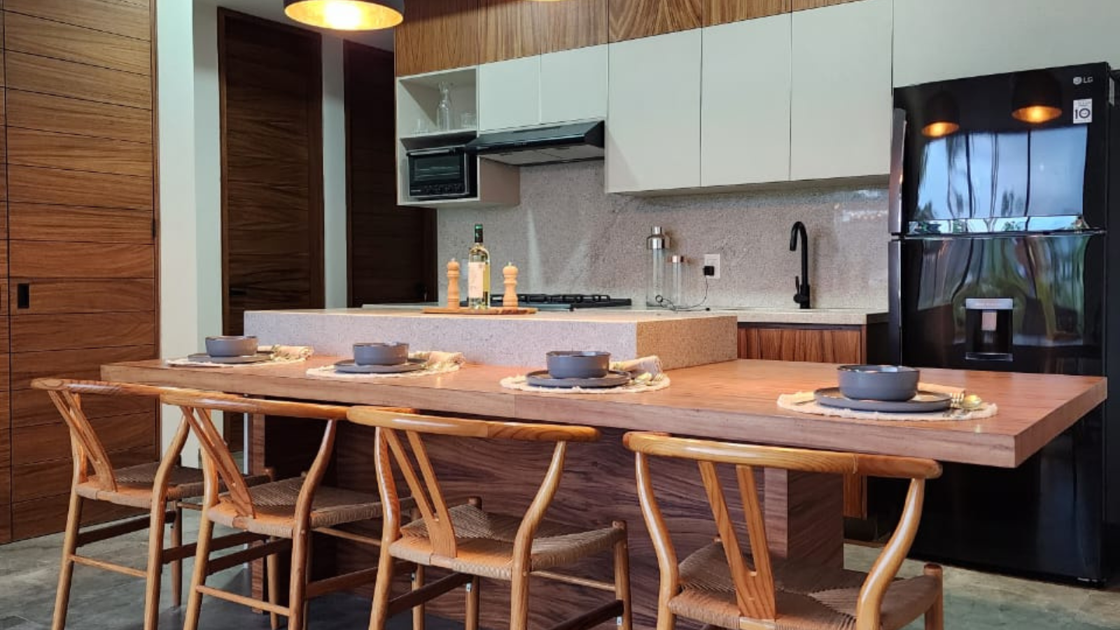 Vaha Cocina de Vaha, departamentos en venta ubicados en Rincón del Cielo, Valle Dorado.