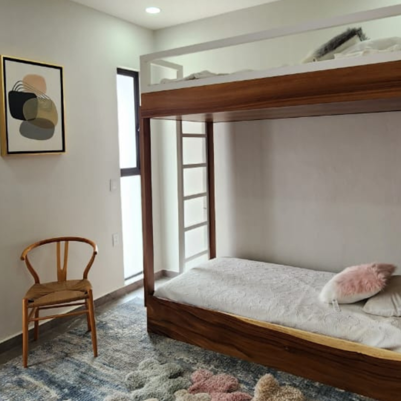 Recámara de Vaha, departamentos en venta ubicados en Rincón del Cielo, Valle Dorado.