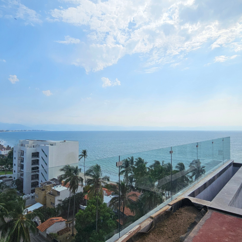Vista del rooftop en Allegra, departamentos en venta en Bucerías