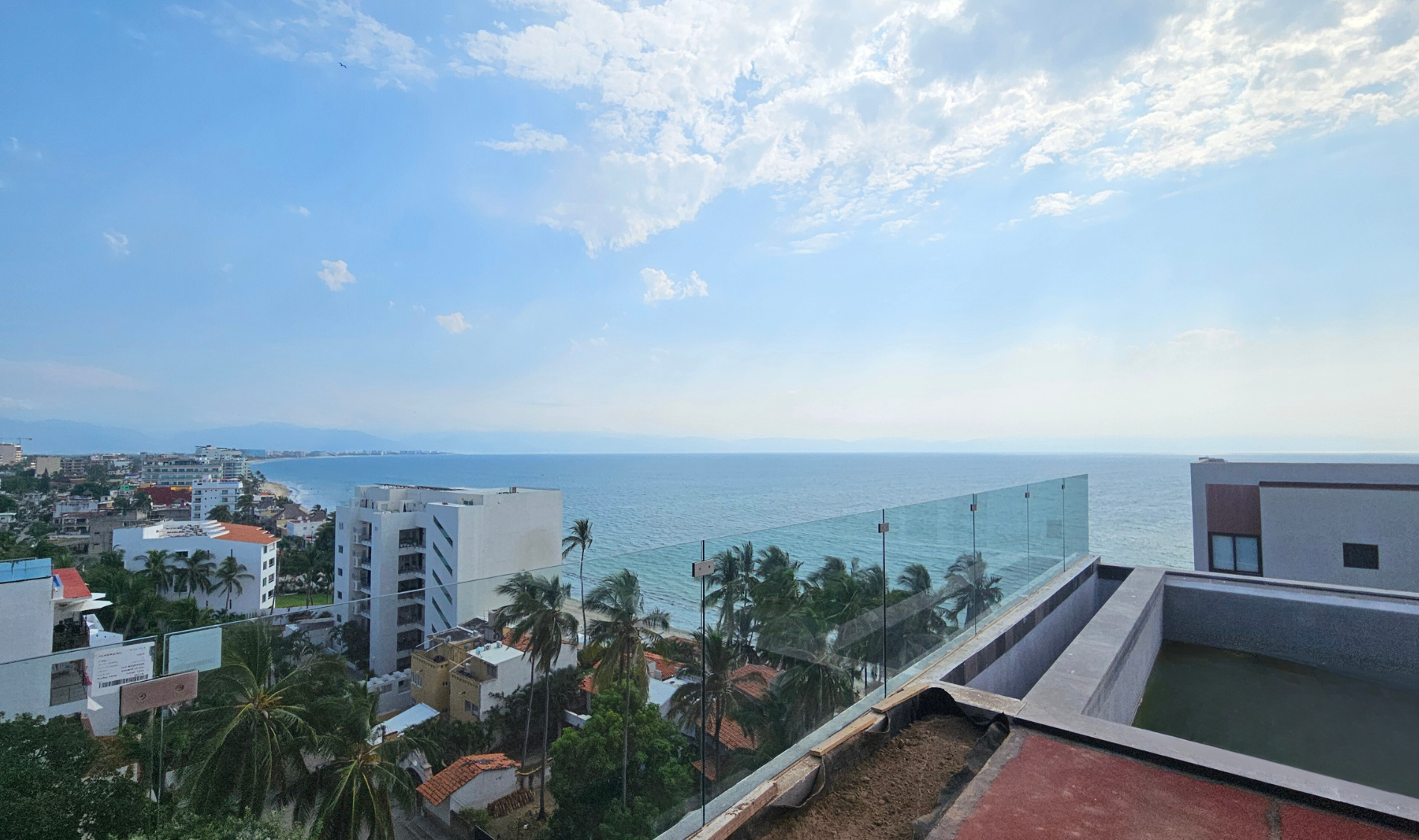 Vista del rooftop en Allegra, departamentos en venta en Bucerías