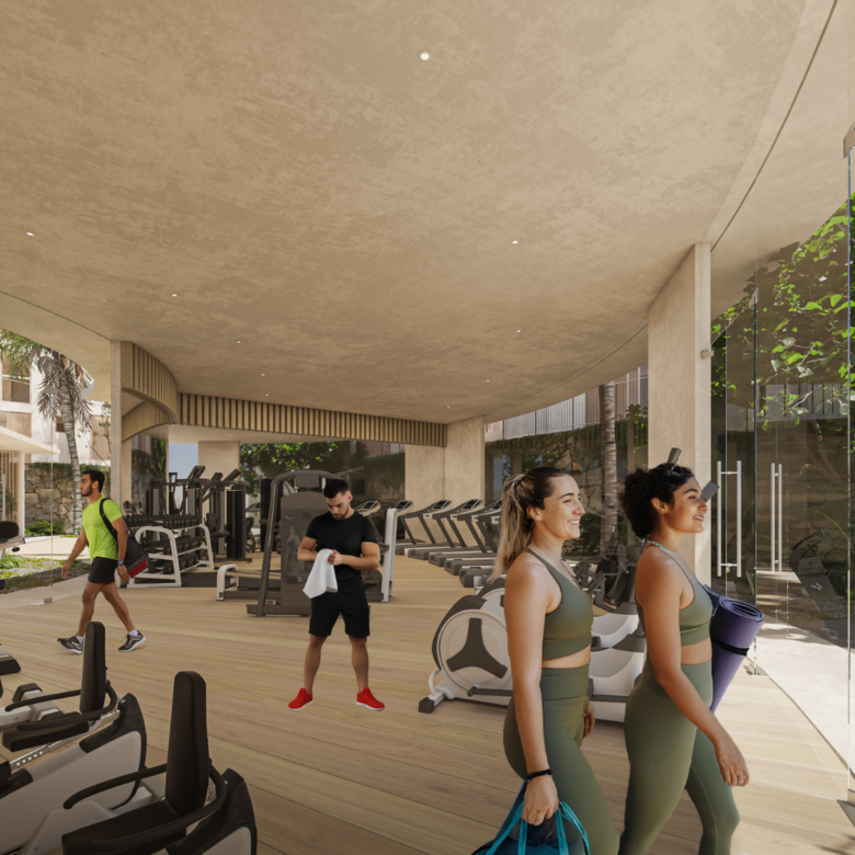 Gimnasio de Karuma Costa Living, departamentos en venta en Nuevo Vallarta