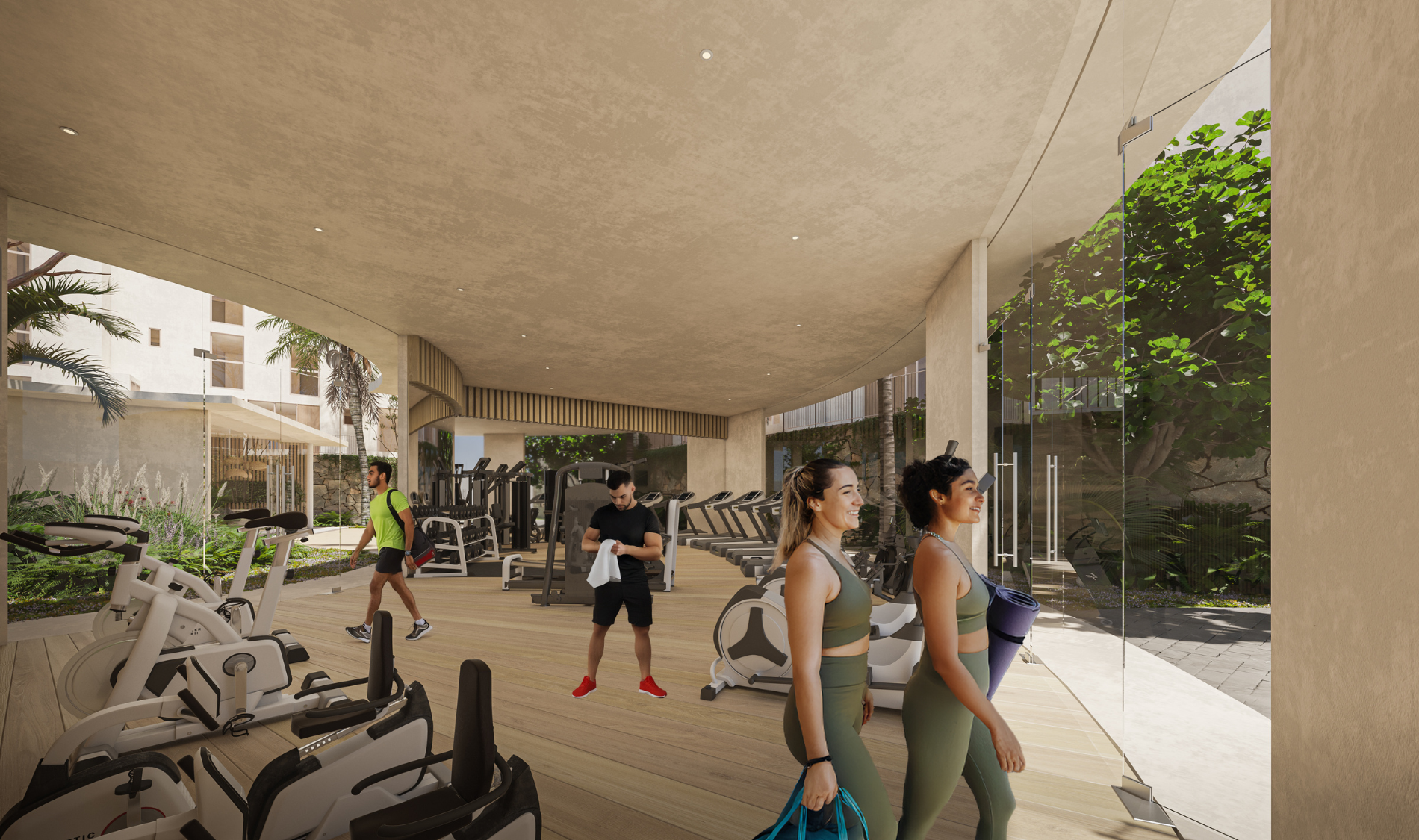Gimnasio de Karuma Costa Living, departamentos en venta en Nuevo Vallarta