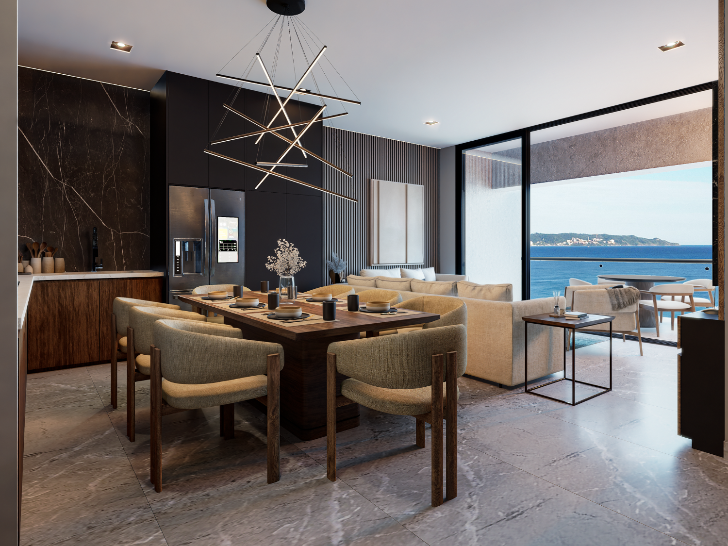 Venta de departamentos a pie de playa en Puerto Vallarta en Tridenta Towers