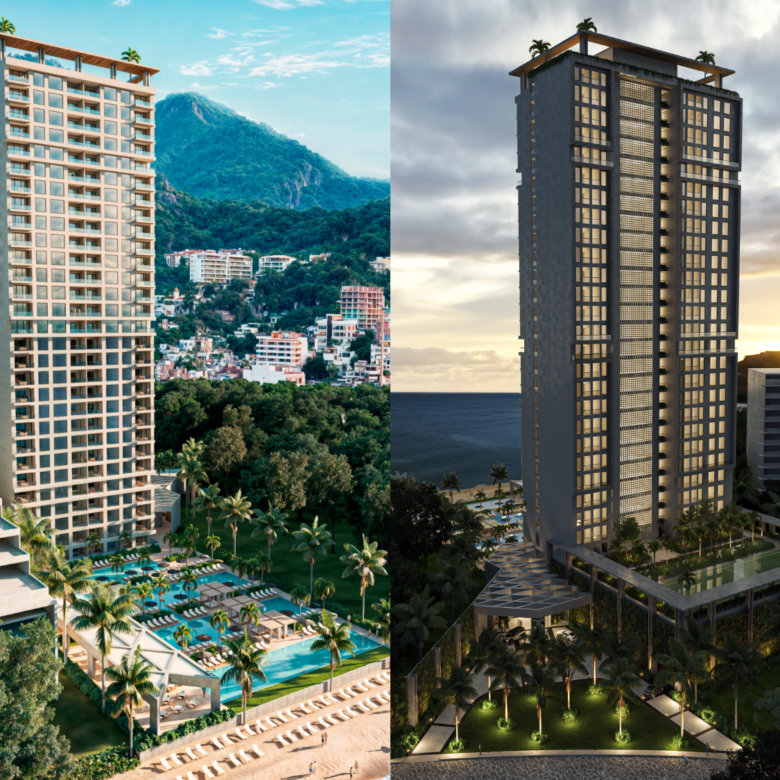 Venta de departamentos a pie de playa en Puerto Vallarta en Tridenta Towers