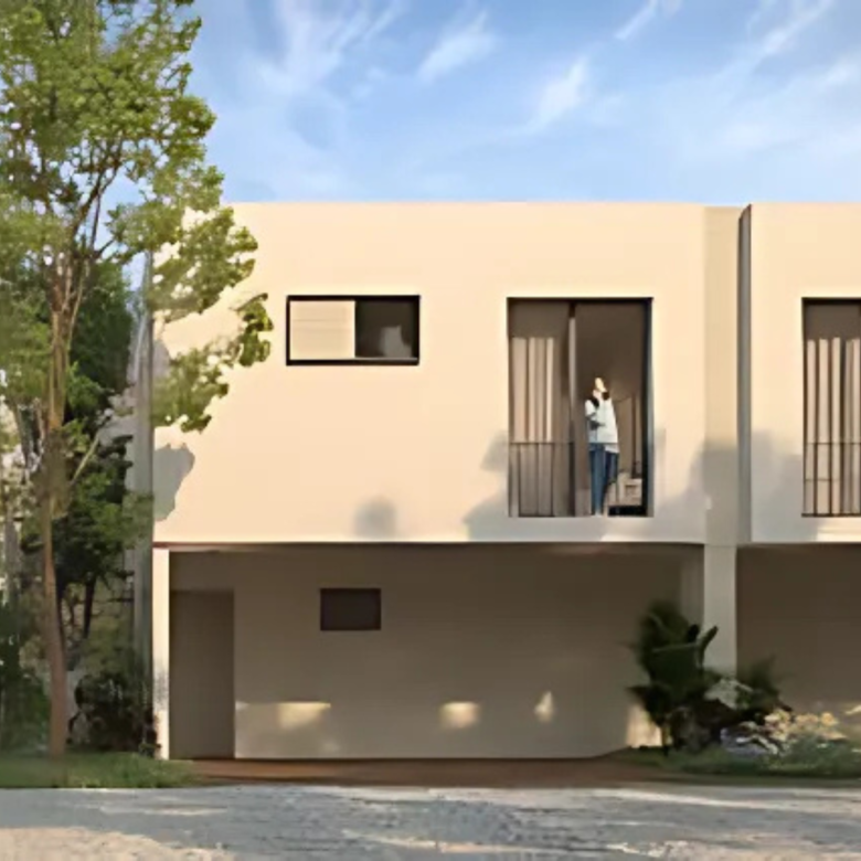 Fachadas de casas en venta en Bahía de Banderas, Tondoroque.