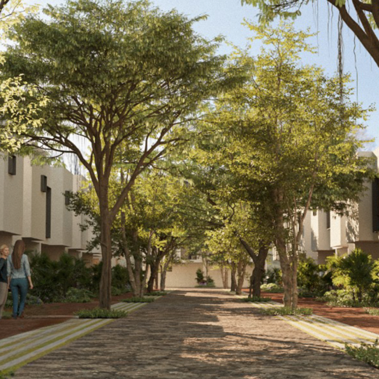 Fachadas de casas en venta en Bahía de Banderas, Tondoroque.