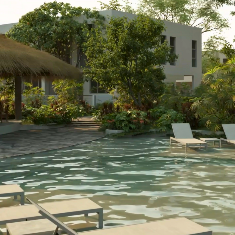 Álberca de casas en venta en Bahía de Banderas, Tondoroque.