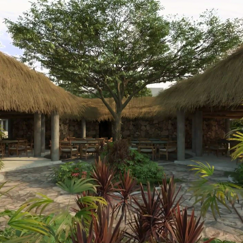 Área de palapa de casas en venta en Bahía de Banderas, Tondoroque.