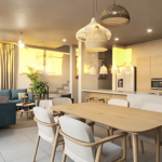 Cocina de casas en venta en Bahía de Banderas, Tondoroque.