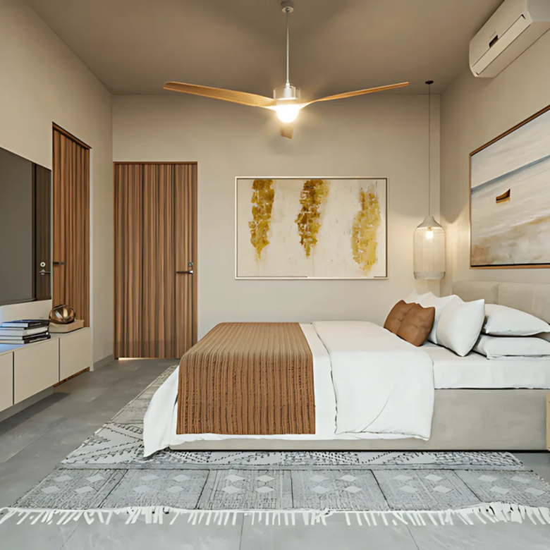 Recámara de casas en venta en Bahía de Banderas, Tondoroque.