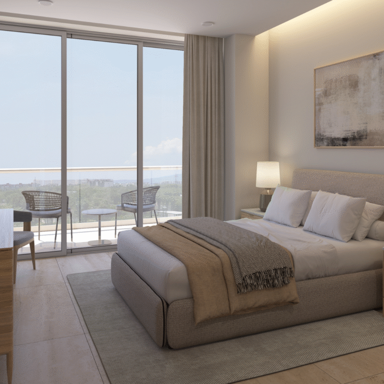 Recámara de Novo Mare, departamentos en Nuevo Vallarta en venta