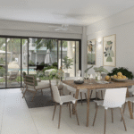 Sala de Palmarena, departamentos de 2 recámaras en preventa en Nuevo Vallarta