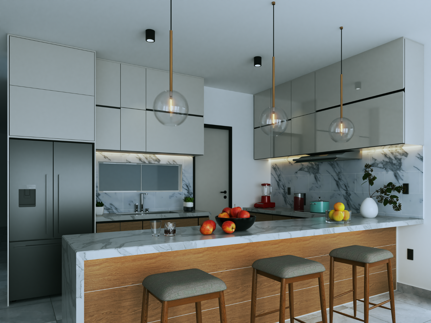 Cocina de Náana, departamentos en venta a una cuadra del hospital CMQ