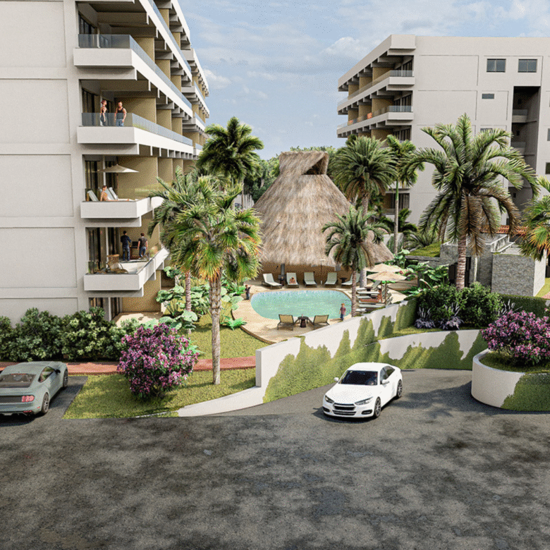 Alberca de Palmarena, departamentos en preventa en Nuevo Vallarta