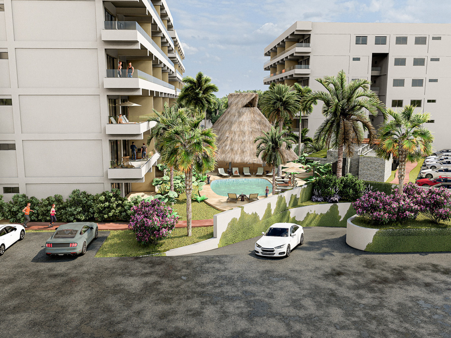 Alberca de Palmarena, departamentos en preventa en Nuevo Vallarta