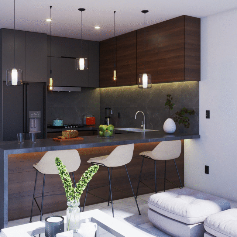 Cocina de Náana, departamentos en venta a una cuadra del hospital CMQ